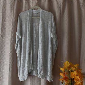 USED A New Day Gray Open Light Sweater OSFM